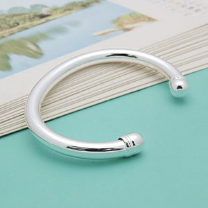 925 Sterling Silver Open Cuff Bracelet