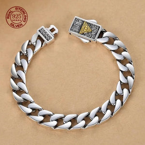 Genuine 925 Sterling Silver Bracelets with unique styles and design. Style 2. Buy from 100Sterling.com. Free Delivery.