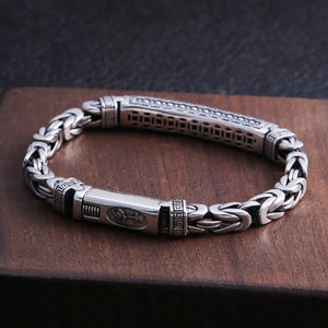 Genuine 925 Sterling Silver Bracelets with unique styles and design - Style 6. Buy from 100Sterling.com. Free Delivery. 