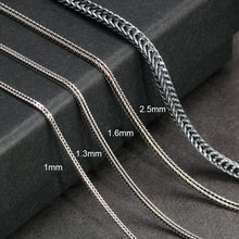 Load image into Gallery viewer, 925 Sterling Silver Necklace with Vintage Foxtail Design. 100Sterling.com