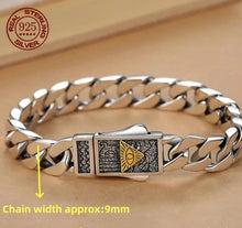 Load image into Gallery viewer, Genuine 925 Sterling Silver Bracelets with unique styles and design - Style 2. Buy from 100Sterling.com. Free Delivery. 