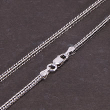 Load image into Gallery viewer, 925 Sterling Silver Necklace with Vintage Foxtail Design. 100Sterling.com