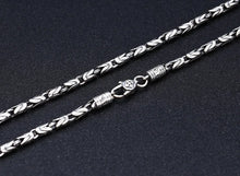 Load image into Gallery viewer, Silver Jewelry Retro Six-Character Mantra Necklace. Buy at 100Sterling.com.