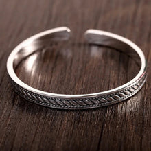 Load image into Gallery viewer, Genuine Thai Silver Uniquely Designed Hand-made Bangle. Buy from 100Sterling.com