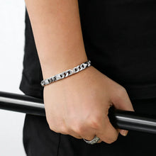 Load image into Gallery viewer, Genuine 925 Sterling Silver Bracelets with unique styles and design. Style 3. Buy from 100Sterling.com. Free Delivery.