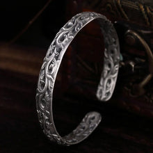 Load image into Gallery viewer, S925 Sterling Silver Vine Pattern Bracelet. Buy at 100Sterling.com