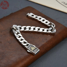 Load image into Gallery viewer, Genuine 925 Sterling Silver Bracelets with unique styles and design. Style 2. Buy from 100Sterling.com. Free Delivery.