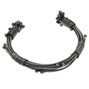 Thai Sterling Silver Multi Strand Branch Bangle from 100Sterling.com