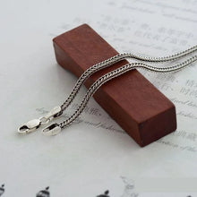 Load image into Gallery viewer, 925 Sterling Silver Necklace with Vintage Foxtail Design. 100Sterling.com