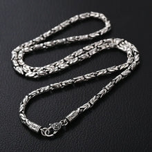 Load image into Gallery viewer, Silver Jewelry Retro Six-Character Mantra Necklace. Buy at 100Sterling.com.