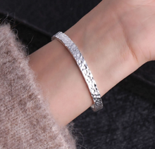 Load image into Gallery viewer, ⭐New 100% S999 Silver Retro Hand Hammered Bracelet