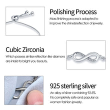 Load image into Gallery viewer, 925 Sterling Silver Snake Chain Bracelet with Sparkling Round Clasp