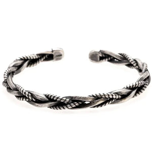 925 Sterling Silver Industrial Braid Bracelet. Buy at 100Sterling.com. #43962526138547