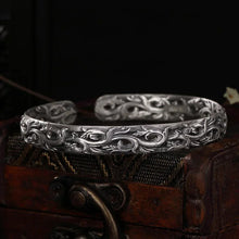 Load image into Gallery viewer, S925 Sterling Silver Vine Pattern Bracelet. Buy at 100Sterling.com