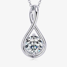Load image into Gallery viewer, 2 Carat Moissanite 925 Sterling Silver Necklace-Limited Supply!