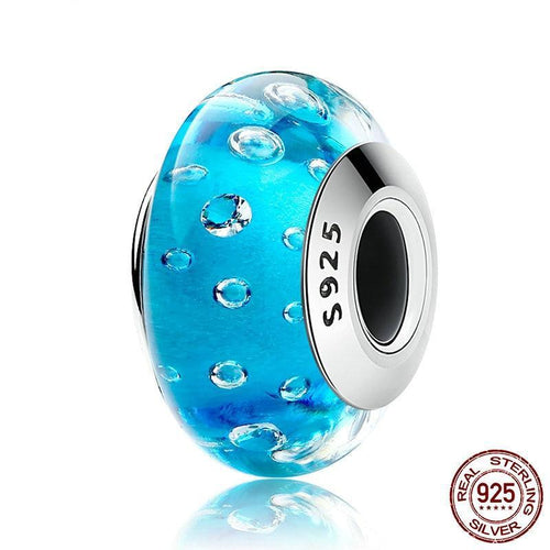 Sterling Silver & Murano Glass Spacer Beads - 32 Designs