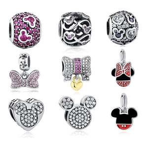 Sterling Silver Magical Mouse Bead Collection - 15 Sparkling Designs