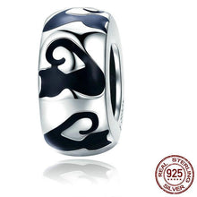 Load image into Gallery viewer, Sterling Silver Black Cat Spacer Bead