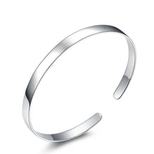 Load image into Gallery viewer, Sterling Silver Slim Cuff Bracelet