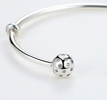Load image into Gallery viewer, Sterling Silver Bangle Bracelet, Pandora style bracelet, Women&#39;s Bracelet, Fashion Bracelet, 100Sterling.com, Design-it-Yourself Bracelet