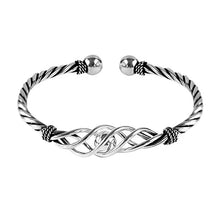 Load image into Gallery viewer, Sterling Silver Twisted Rope Bracelet, Sterling Silver Bracelet, 100Sterling.com Bracelets, Sterling Bracelet, Sterling Jewelry, Sterling Bangle. 925 Sterling Silver Bangle, 925 Sterling Silver