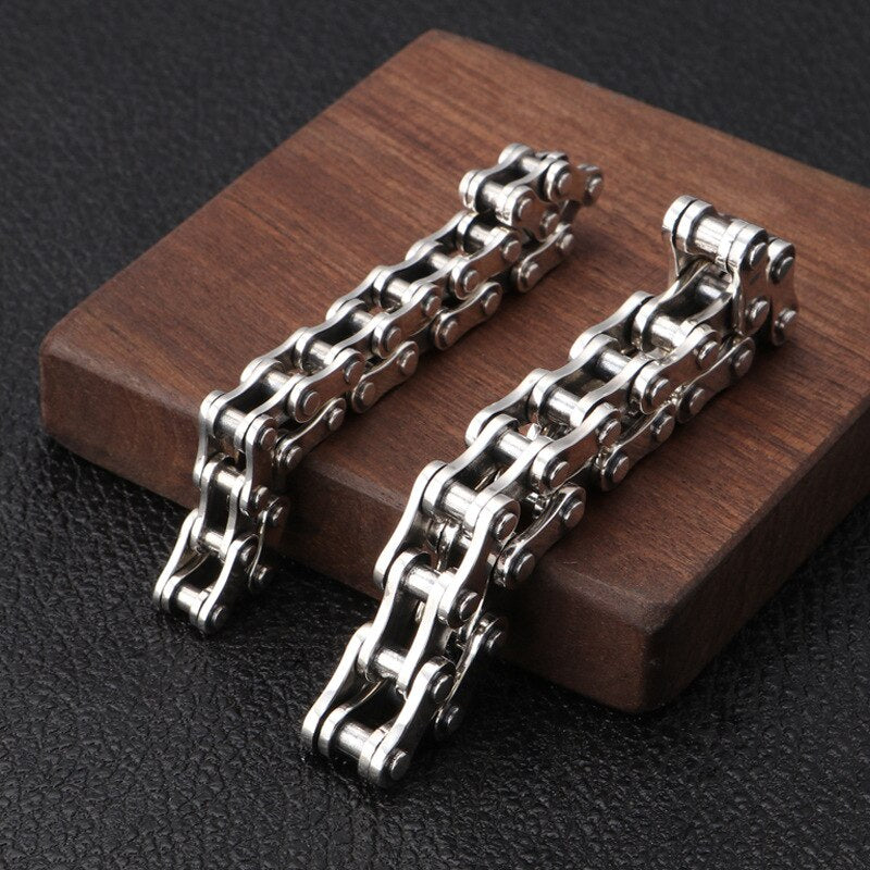 Sterling Silver Bike Chain Bracelet - Two sizes Available