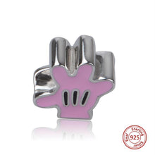 Load image into Gallery viewer, Sterling Silver Mickey&#39;s Signature Hand Wave Bead