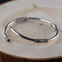 Load image into Gallery viewer, Sterling Silver Roping Detail Bangle