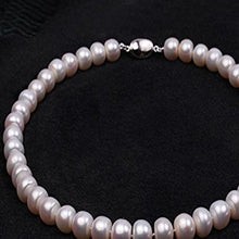 Load image into Gallery viewer, 12mm-13mm Round Natural Freshwater Pearl Necklace, Large Pearl Necklace, Freshwater Pearl Necklace, Wedding Jewelry, Bridal Jewelry, Bridal Pearls, Wedding Pearls, Pearl Necklace, 12mm Pearl Necklace, 13mm Pearl Necklace, Freshwater Pearls, 100Sterling.com, fashion pearls, daytime pearls, Anniversary Gift, Birthday Gift, Pearl jewelry