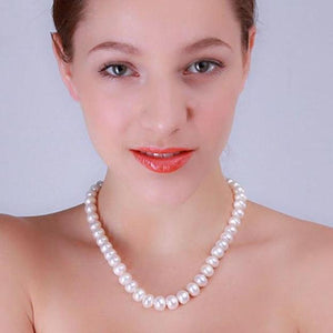 Classic White Freshwater Pearl Necklace, White Pearl Necklace, Pearl Collection, Wedding Jewelry, Bridal jewelry, Bridal Necklace, Pearl Necklace, Luxury Pearls, 100Sterling.com, Sterling Silver and pearls, Small pearls, Pearl Jewelry, Pearls, Pearl Source, Freshwater Pearls, Anniversary Pearls, Birthday Pearls, Birthday Jewelry, Anniversary Jewelry, Quality pearls, Girls Pearls, Communion Pearls, Women's Pearls, Everyday Pearls, Pearl Choker, Real Pearls, Cultured Pearls