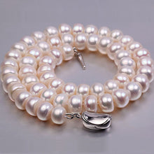 Load image into Gallery viewer, SPECIAL OFFER - Classic White Freshwater Pearl Necklaces- 6 Pearl Sizes Available