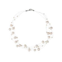 Load image into Gallery viewer, Cosmic Earth Five-Row Natural Freshwater Baroque Pearl Necklace