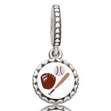 Load image into Gallery viewer, Sterling Silver Homerun  Charm