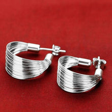 Load image into Gallery viewer, Sterling Silver Wire Earrings