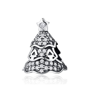 Sterling Silver, Crystal & Enamel Christmas Bead Charm Collection