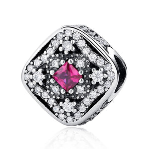 Sterling Silver Sparkling Royal Charm Bead Collection