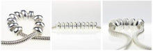 Load image into Gallery viewer, Smooth finish genuine 925 sterling silver bead spacer, 925 genuine sterling silver bead stopper, designer bead spacer,  DIY bracelets, Pandora style bracelet, 100Sterling.com