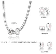 Load image into Gallery viewer, Sterling Silver Smooth Finish Round Bead Spacer or Stopper