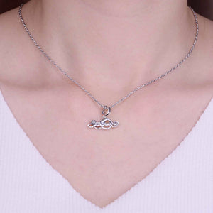 Sterling Silver Dangling Swimming Charm