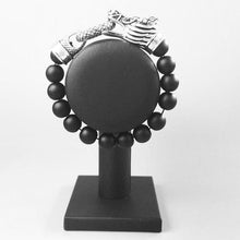 Load image into Gallery viewer, Men&#39;s CorbinOne Silver Plated Dragon Head Bracelet