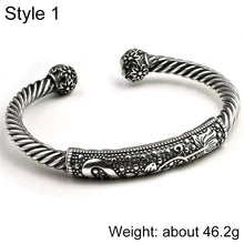 Load image into Gallery viewer, Solid Thai Sterling Silver Accent Cuff Bangles -Two Designs