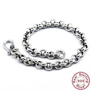 Sterling Silver "Around Town" Luxury Chain Bracelet Collection