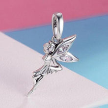 Load image into Gallery viewer, Sterling Silver Dangling Magical Fairy Charm