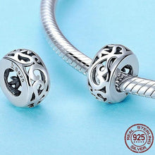 Load image into Gallery viewer, Sterling Silver Swirl Spacer Bead