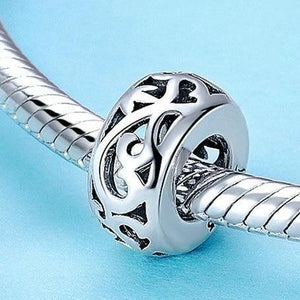 Sterling Silver Swirl Spacer Bead