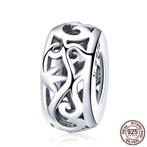 Sterling Silver Swirl Spacer Bead