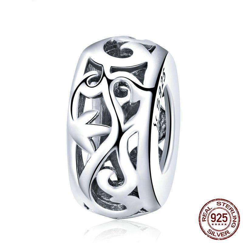 Sterling Silver Swirl Spacer Bead – 100Sterling